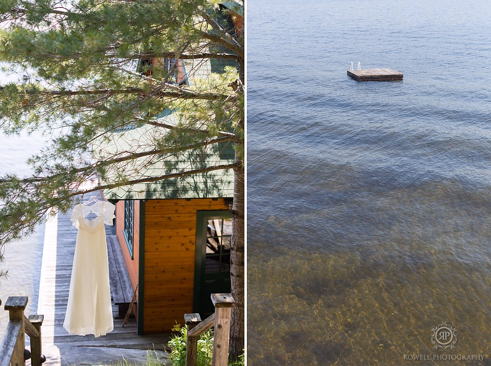 Muskoka wedding dress