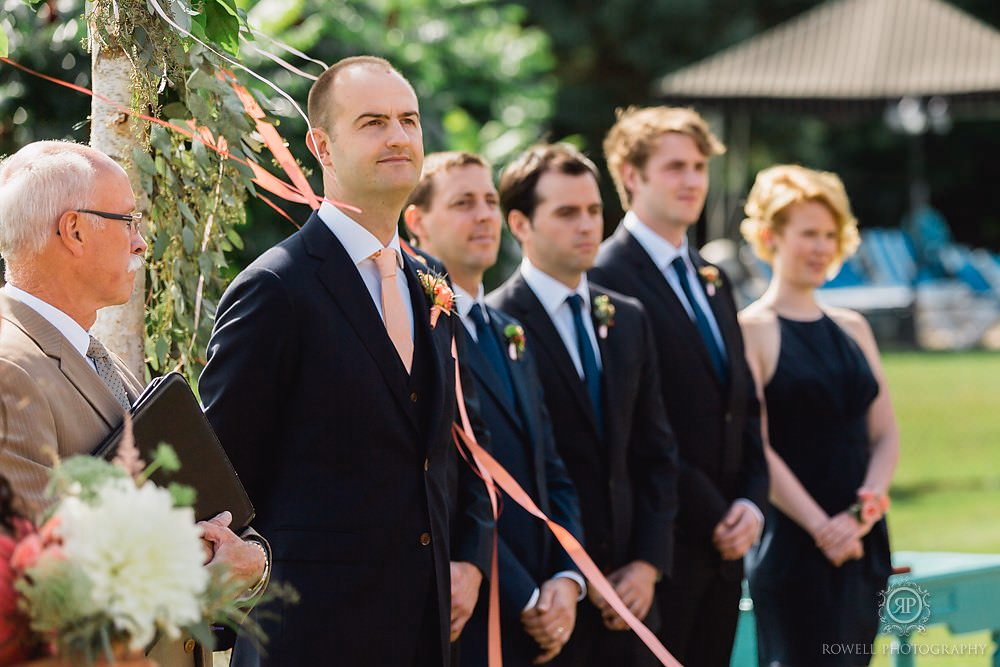 muskoka wedding ceremony