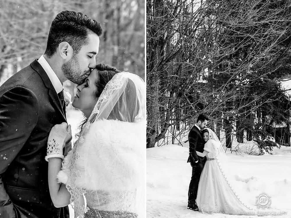 Best winter wedding photos Canada