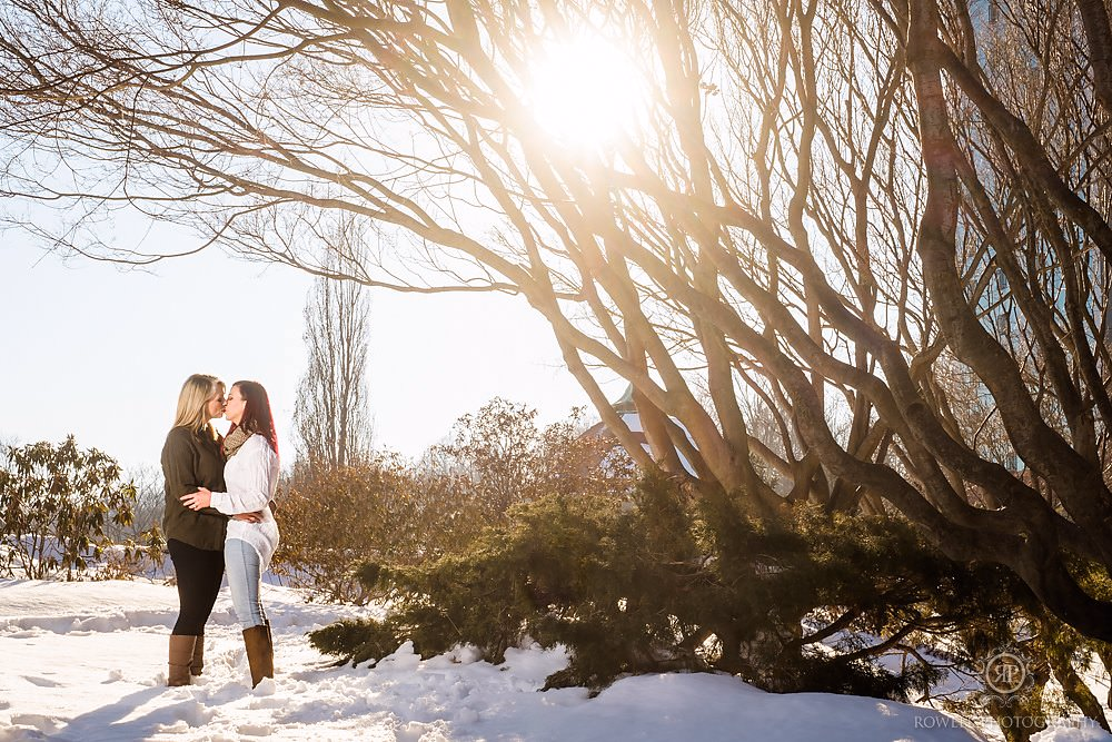 beautiful lesbian engagement session canada