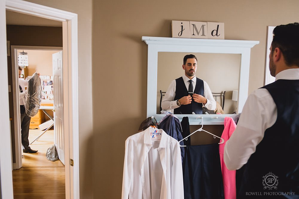 groom getting ready photos