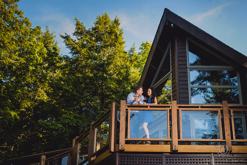 Muskoka Cottage engagement 